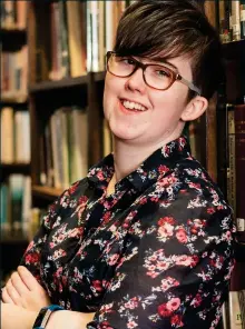  ??  ?? Shot dead: Lyra McKee was hit as mob took on police