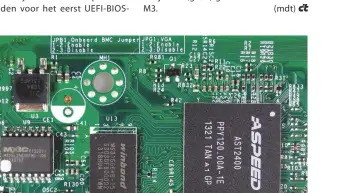  ??  ?? De remote-management-chip Aspeed AST2400 zou zijn gehackt.