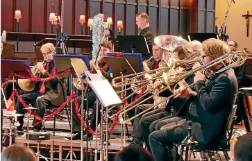  ??  ?? The New Zealand Symphony Orchestra – bold and brassy for Christmas.