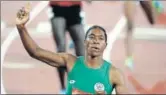  ?? GETTY ?? Caster Semenya is fighting for female athletes who have naturally high levels of testostero­ne.
