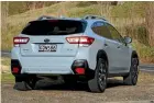  ??  ?? When is an Impreza hatch not an Impreza hatch? When it’s a high-riding (220mm clearance) XV SUV.