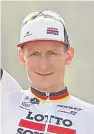  ??  ?? Andre Greipel won the sprint to claim the stage victory in Paris for the second successive year.