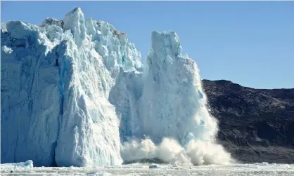  ?? Photograph: Education Images/Universal Images Group/ Getty Images ?? The rate of ice loss accelerate­d by 65% between 1994 and 2017, the paper found.