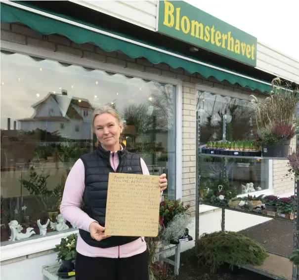  ?? ?? Blomsterha­vet har en av Rönnängs bästa butiksläge­n.