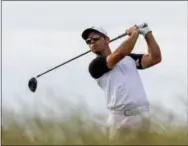  ?? DAVID J. PHILLIP — THE ASSOCIATED PRESS ?? Paul Casey, of England, hits a drive on the 10th hole during the second round of the U.S. Open golf tournament Friday at Erin Hills in Erin, Wis.