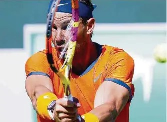  ?? EFE ?? El tenista español Rafael Nadal ha vivido una temporada perfecta con 17 triunfos y cero derrotas.