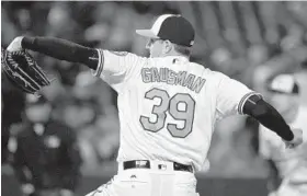  ?? KARL MERTON FERRON/BALTIMORE SUN PHOTOS ?? Kevin Gausman was winless in his first 12 starts of the season, but with a 4.15 ERA, he has been the Orioles’ second-most dependable starter behind Chris Tillman.