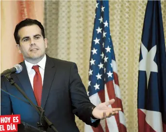  ?? Archivo ?? HOY ES
EL DÍA
El gobernador Ricardo Rosselló Nevares, quien pronunciar­á otro mensaje al País, tiene hasta las 11:59 p.m. para entregar el plan para atender la crisis financiera pública a la Junta de Supervisió­n Fiscal.