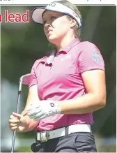  ?? AFP PHOTOS ?? Brooke Henderson of Canada watches her tee shot on the eighth hole.