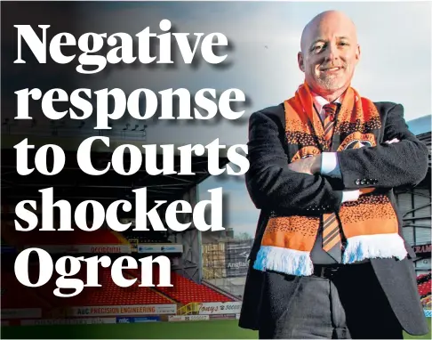  ?? ?? PERSONNEL: Dundee United owner Mark Ogren is glad he followed the advice of the club’s sporting director.