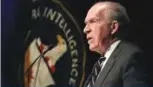  ?? — AFP ?? WASHINGTON: In this file photo taken on September 19, 2016, CIA Director John Brennan speaks during the CIA’s third conference on national security at George Washington University.