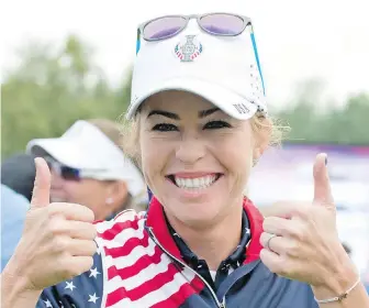  ?? JENS MEYER, THE ASSOCIATED PRESS ?? Paula Creamer has a 14-8-5 record in Solheim Cup competitio­ns.