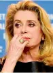  ??  ?? Catherine Deneuve