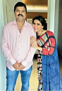  ??  ?? STRONG BOND: Samantha Ruth Prabhu (right) with Mahendra Babu