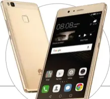  ??  ?? LEFT At first glance, it would be hard to tell the P9 Lite apart from its more expensive siblings