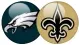  ??  ?? Eagles at Saints