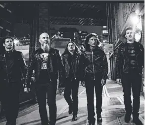  ?? FACEBOOK ?? Los estadounid­enses de Anthrax son considerad­os uno de los cuatro grandes grupos del metal.