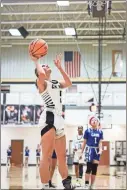  ?? Tim Godbee ?? Calhoun sophomore Kat Atha reaches for a basket against Cass. Atha and the Lady Jackets will have a first-round bye in the Region 7-5A tournament this week at the Hive as they look to win the top seed heading into next week’s GHSA 5A playoffs.