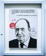  ?? ?? La figura de Juan Carlos I toma protagonis­mo en «Todos somos reyes en el exilio» (2020)