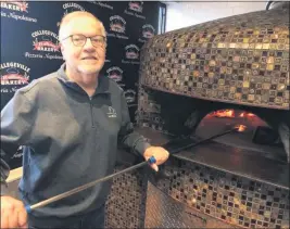  ?? SUBMITTED PHOTO ?? Al Angelo recently served as the pizza maker of the day at Collegevil­le Italian Bakery.