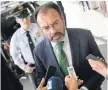  ?? BRENDAN SMIALOWSKI, AFP/ GETTY IMAGES ?? “We don’t have to accept it,” Mexican Foreign Minister Luis Videgaray says.