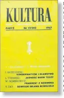  ??  ?? ENTREGAS. Una tapa de Kultura, la revista de polacos exiliados en París, en la que Gombrowicz publicaba los textos que finalmente decantaron en su Diario.