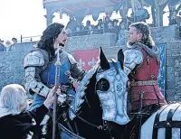  ?? ?? HORSEBACK Adam Driver and Matt Damon in The Last Duel