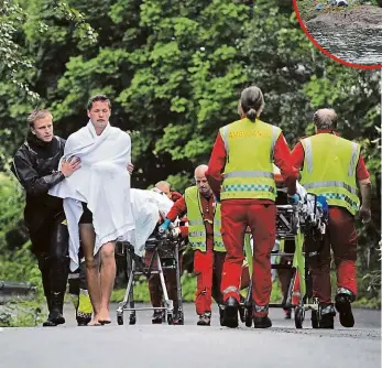  ?? Foto: ČTK ?? Média později popisovala Breivikův útok na ostrově Utöya titulky jako „Norský ráj se proměnil v peklo“. Řada z těch, kdo masakr přežili, mají ještě dnes vážné psychické problémy.