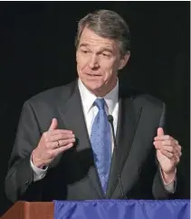  ??  ?? North Carolina Gov. Roy Cooper