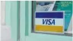  ?? ALLEN MCINNIS / POSTMEDIA NEWS ?? Visa says the outage problem lies with a third party provider and not with the Visa network.