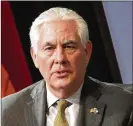  ?? UNIVERSITY OF TEXAS ?? Former Secretary of State Rex Tillerson, also a Texan, had influence in selecting ambassador­ships before he was fired in mid-March.