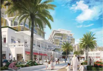  ??  ?? An artist’s concept of Mina Al Sultan Qaboos waterfront project