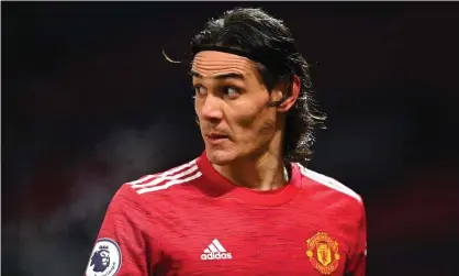  ?? Photograph: Sam Bagnall - AMA/Getty Images ?? Edinson Cavani during Manchester United’s win over Wolves this week.