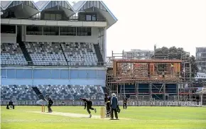  ??  ?? The Firebirds warm up for the season and host Auckland tomorrow.