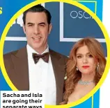  ?? ?? Sacha and Isla are going their separate ways