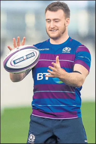  ??  ?? Scottish pride...Gavin Hastings is tipping Stuart Hogg to fill the No.15 full-back berth for the British Lions