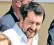  ??  ?? Matteo Salvini, at the reception centre in Pozzallo, Sicily, called for stricter controls on illegal immigratio­n