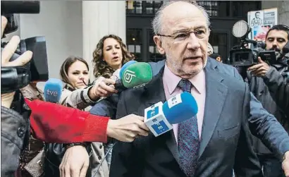  ?? DANI DUCH ?? Rato y doce personas más serán juzgadas en Madrid por beneficiar­se de comisiones de 2,02 millones