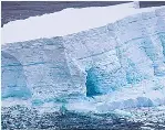  ?? Picture: EPA ?? Climate fears...ice debris in the Atlantic
