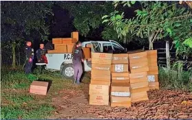  ??  ?? Aduanas sigue decomisand­o mercancías ilegales en el territorio nacional