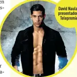  ??  ?? David Naula es presentado­r en Telepremie­r.