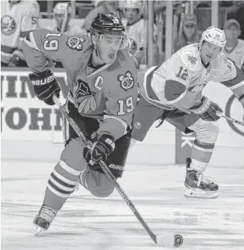  ?? | AP ?? Saturday marked the eight-year anniversar­y of Blackhawks captain Jonathan Toews’NHLdebut.