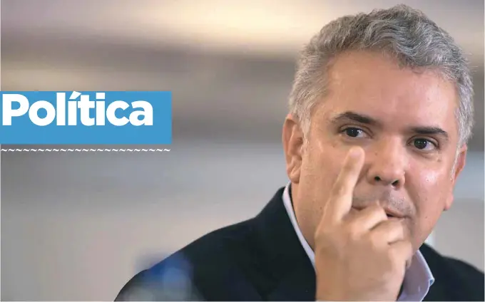  ?? / Mauricio Alvarado ?? Según el analista, el estallido social, paradójica­mente, hizo que el gobierno del presidente Iván Duque volviera “a su idea quimérica de gobernar en 2002”.