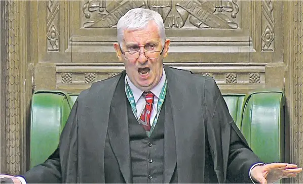  ?? ?? Sir Lindsay Hoyle, the House of Commons Speaker, said he regretted the decision he made on the Gaza vote