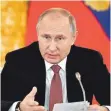  ?? FOTO: DPA ?? Russlands Präsident Wladimir Putin.