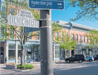  ?? Valerie Mosley, Special to The Denver Post ?? The Linden Street Renovation Project in Old Town Fort Collins was scheduled to begin in late April but has been postponed until January 2021 to reduce the impact to businesses already struggling with the COVID-19 pandemic.