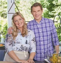  ??  ?? Damaris Phillips and Bobby Flay as seen in “The Bobby and Damaris Show”