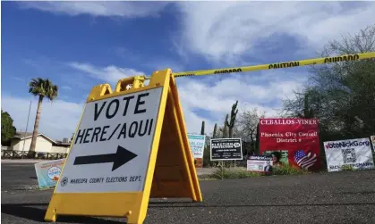  ?? A polling place in Phoenix. Photograph: Ross D Franklin/AP ??