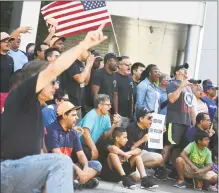  ?? Hearst Connecticu­t Media file photo ?? Local Union No. 3 IBEW members, representi­ng about 1,700 members of Charter Communicat­ions, picket outside the Charter Communicat­ions headquarte­rs in Stamford in 2017.