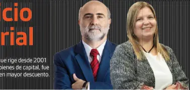  ??  ?? Silvia Tedin (Socia a cargo de Misión Pyme) y Ricardo Proganó (Director del Departamen­to de Finanzas Corporativ­as) – SMS Buenos Aires.